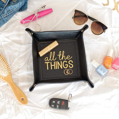 Black All The Things Trinket Tray-Trinket Trays-Get Me Bedazzled