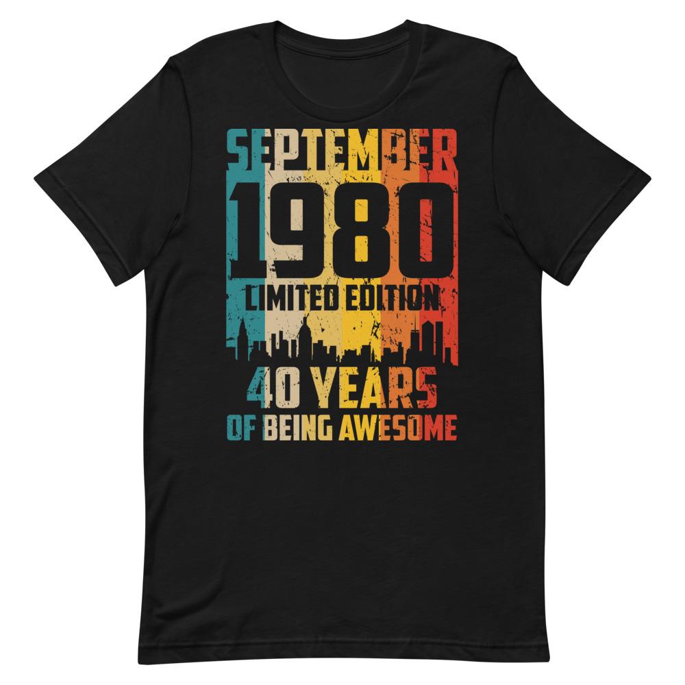 September 1980 40 Years of Awesome- T-Shirt-Get Me Bedazzled