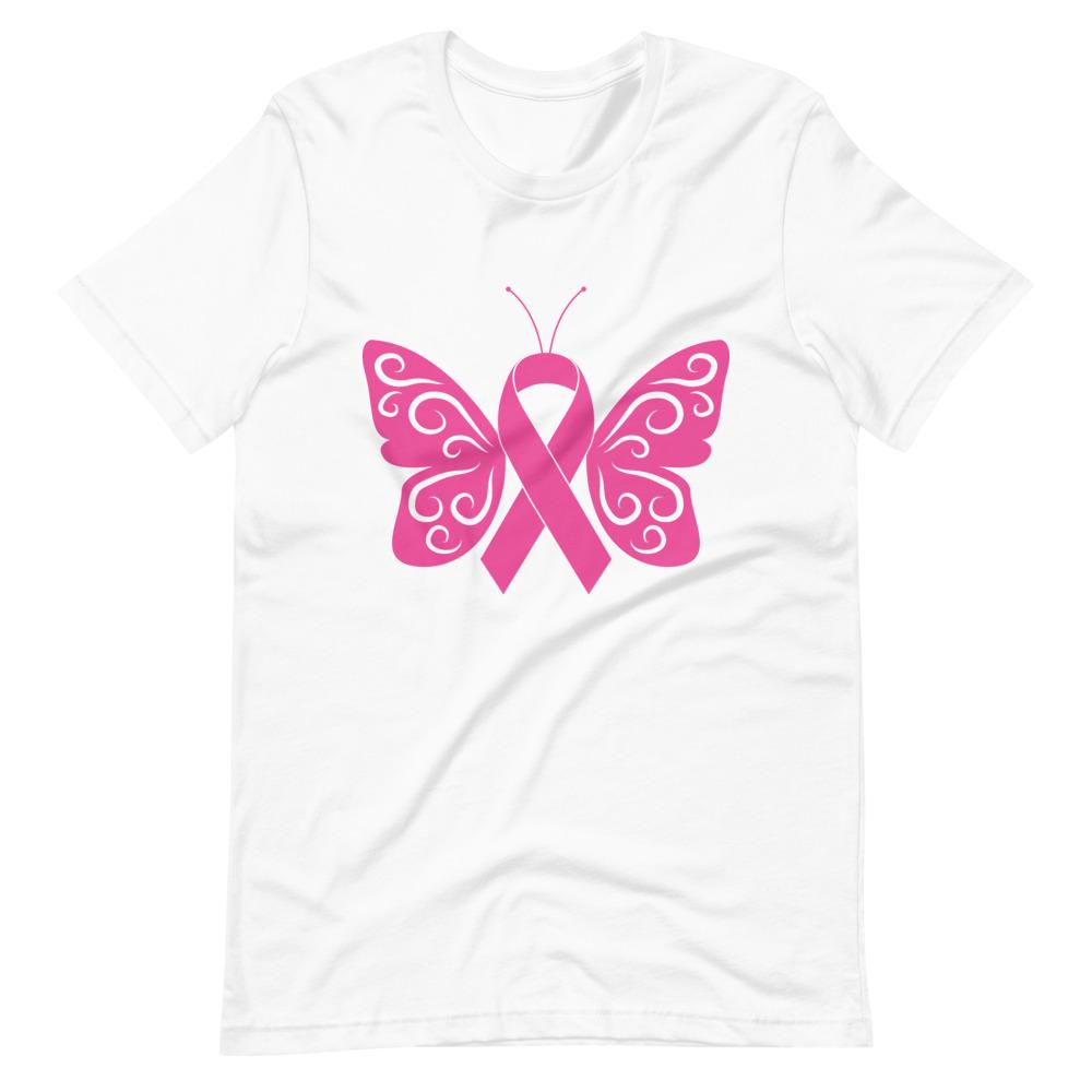 Butterfly Cancer T-Shirt-Get Me Bedazzled