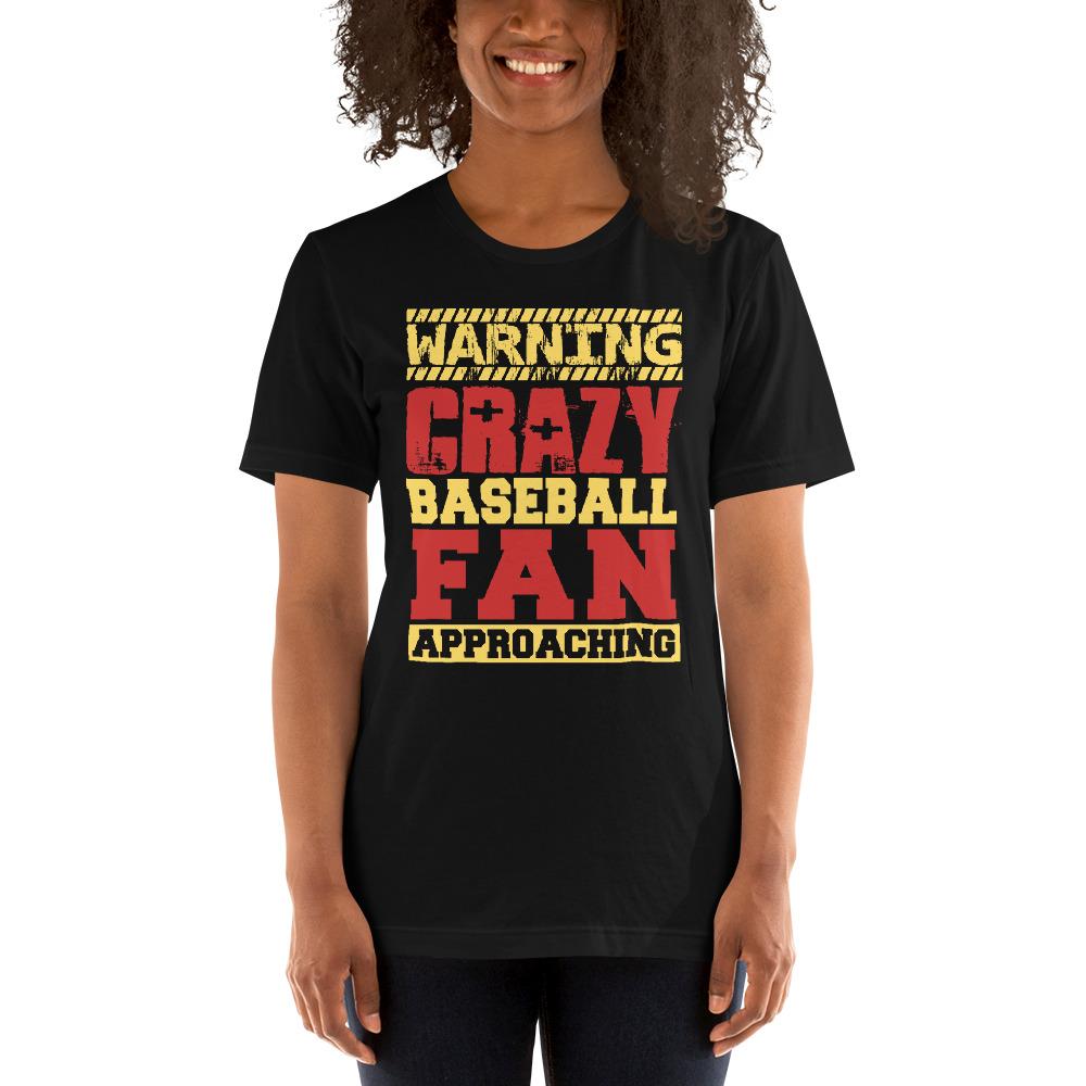 Crazy Baseball Fan Short-Sleeve T-Shirt-Get Me Bedazzled