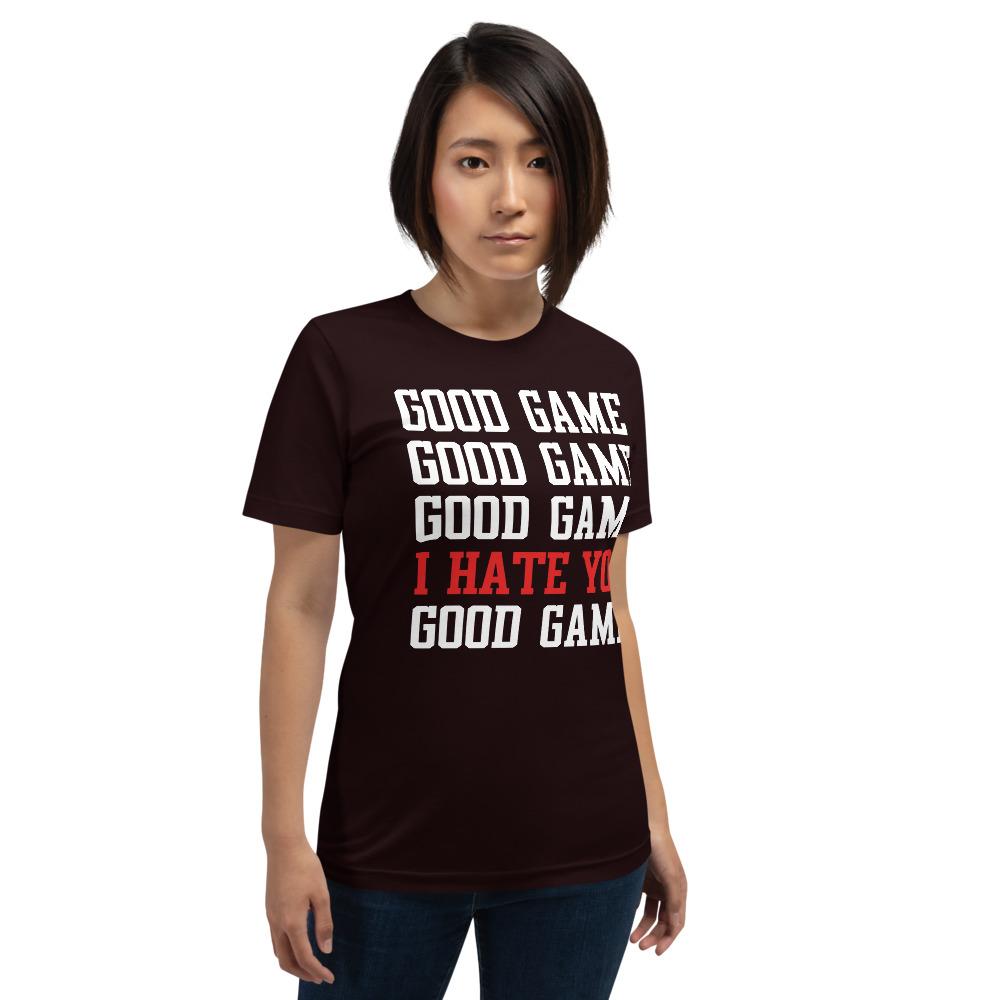 Good Game... I Hate You Short-Sleeve T-Shirt-Get Me Bedazzled