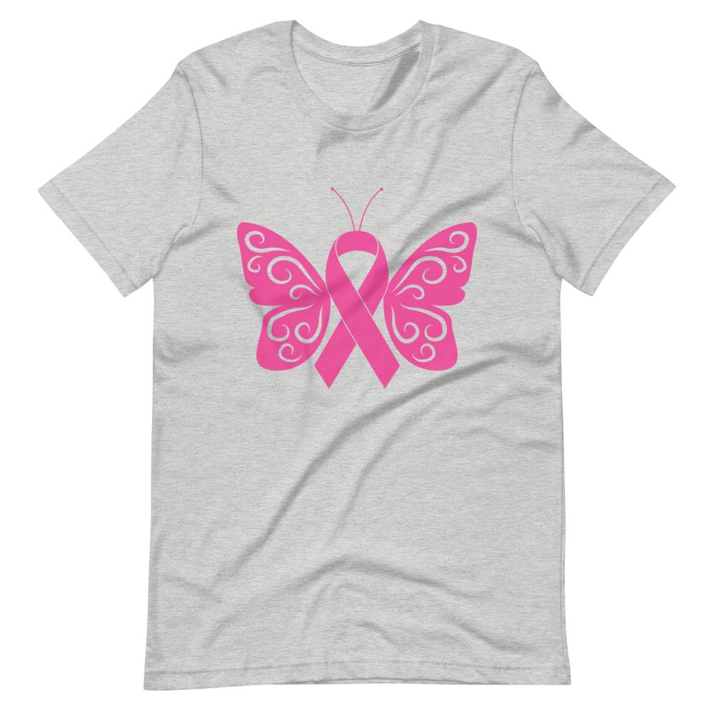 Butterfly Cancer T-Shirt-Get Me Bedazzled