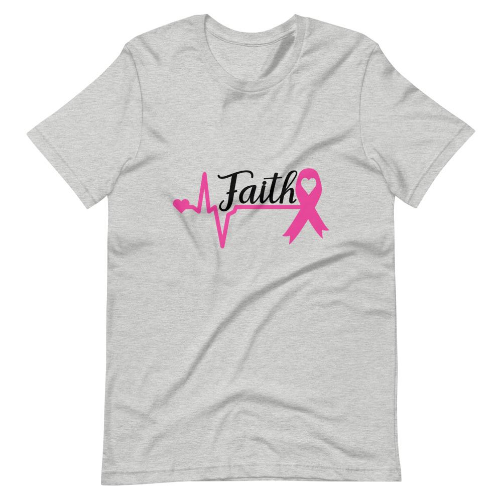 Faith Breast Cancer Awareness T-Shirt-Get Me Bedazzled