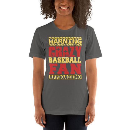 Crazy Baseball Fan Short-Sleeve T-Shirt-Get Me Bedazzled