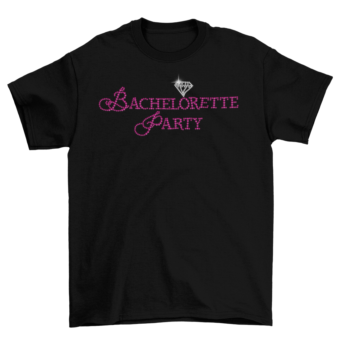 Bachelorette Party Rhinestone T-Shirt-T-Shirt-Get Me Bedazzled
