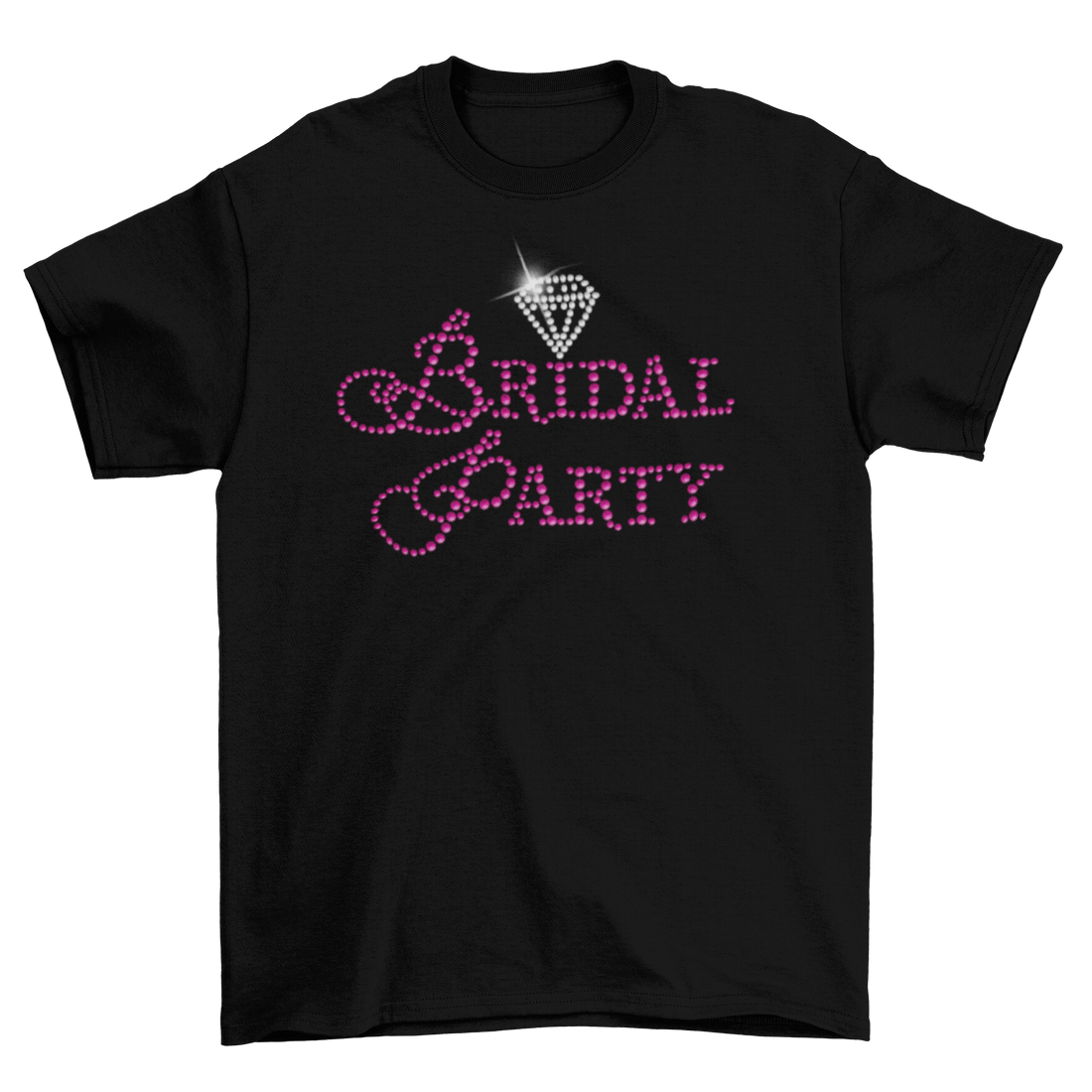 Bridal Party Rhinestone T-Shirt-T-Shirt-Get Me Bedazzled