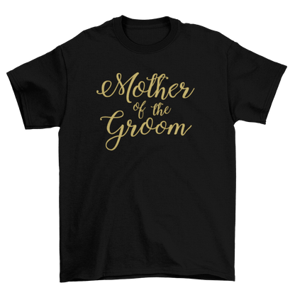 Mother of the Groom Glitter Vinyl T-Shirt-T-Shirt-Get Me Bedazzled