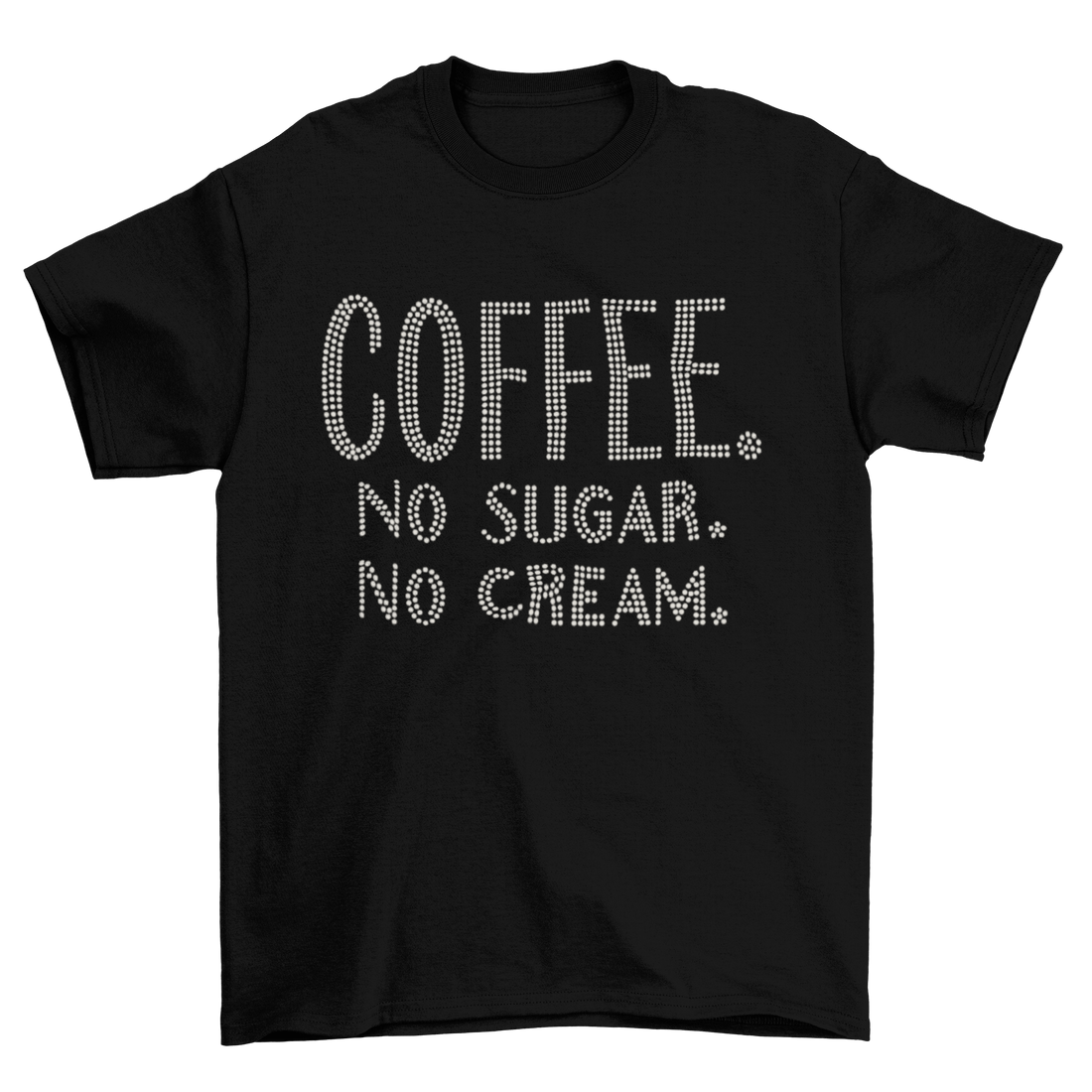Coffee Rhinestone T-Shirt-Get Me Bedazzled