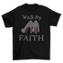 Walk By Faith- Rhinestone RELIGIOUS T-Shirt-Short Sleeve Tee-Get Me Bedazzled