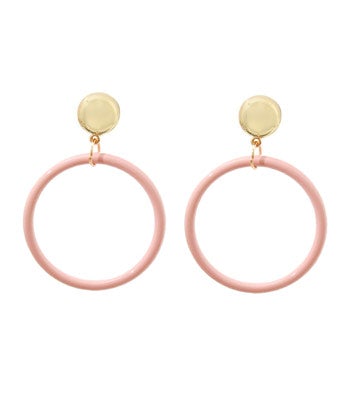 Round Drop Earrings