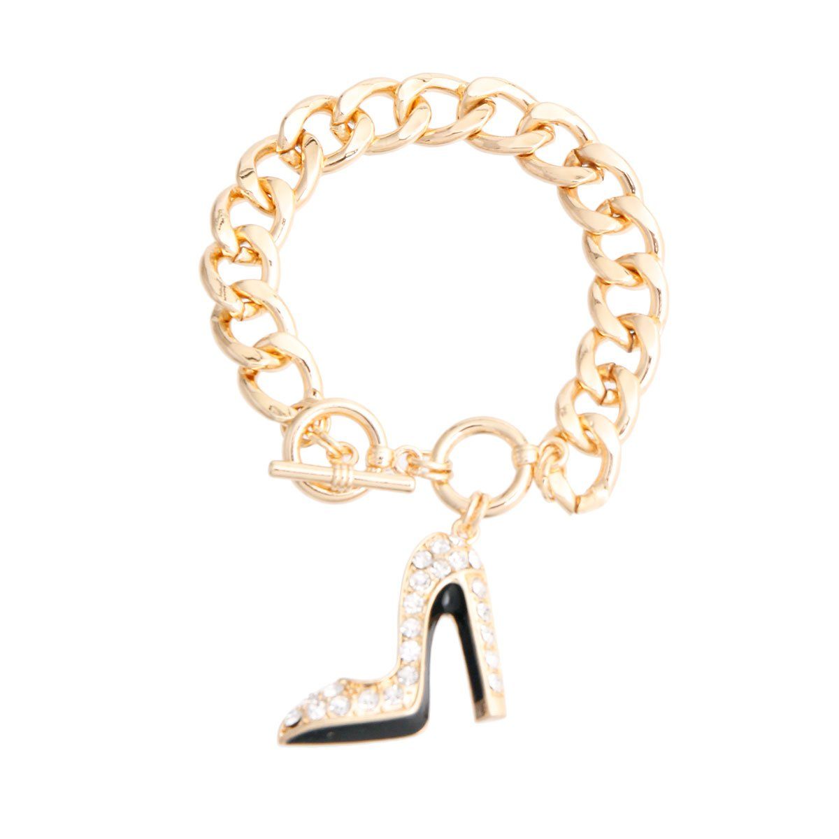 Bling Boutique High Heel Gold Bracelet