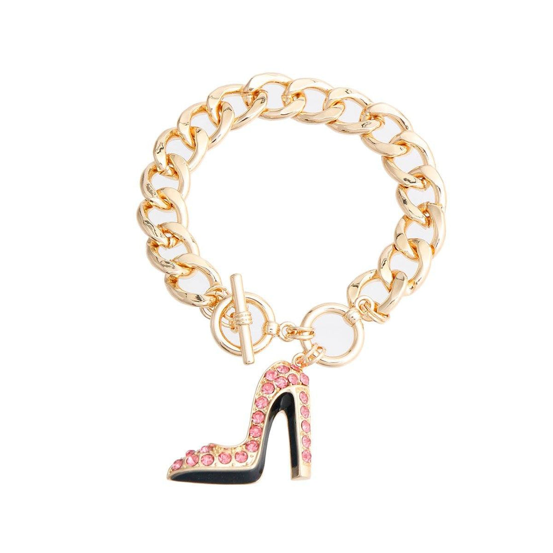 Bling Boutique High Heel Pink Bracelet