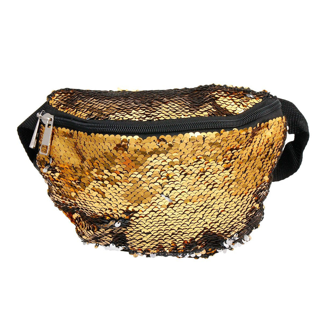 Gold and Silver Sequin Fanny Pack