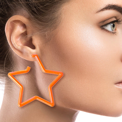 Orange Star Hoops