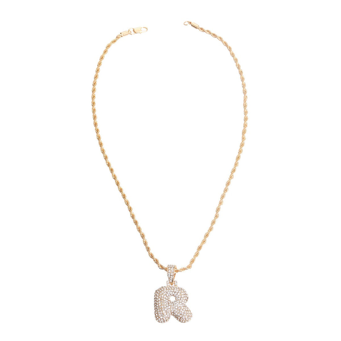 R Initial Necklace