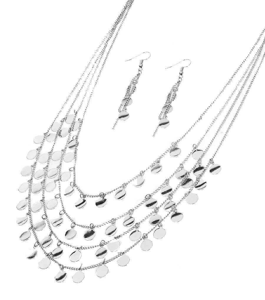 Charm Layered Necklace Set