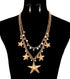 Starfish Charm Necklace Set