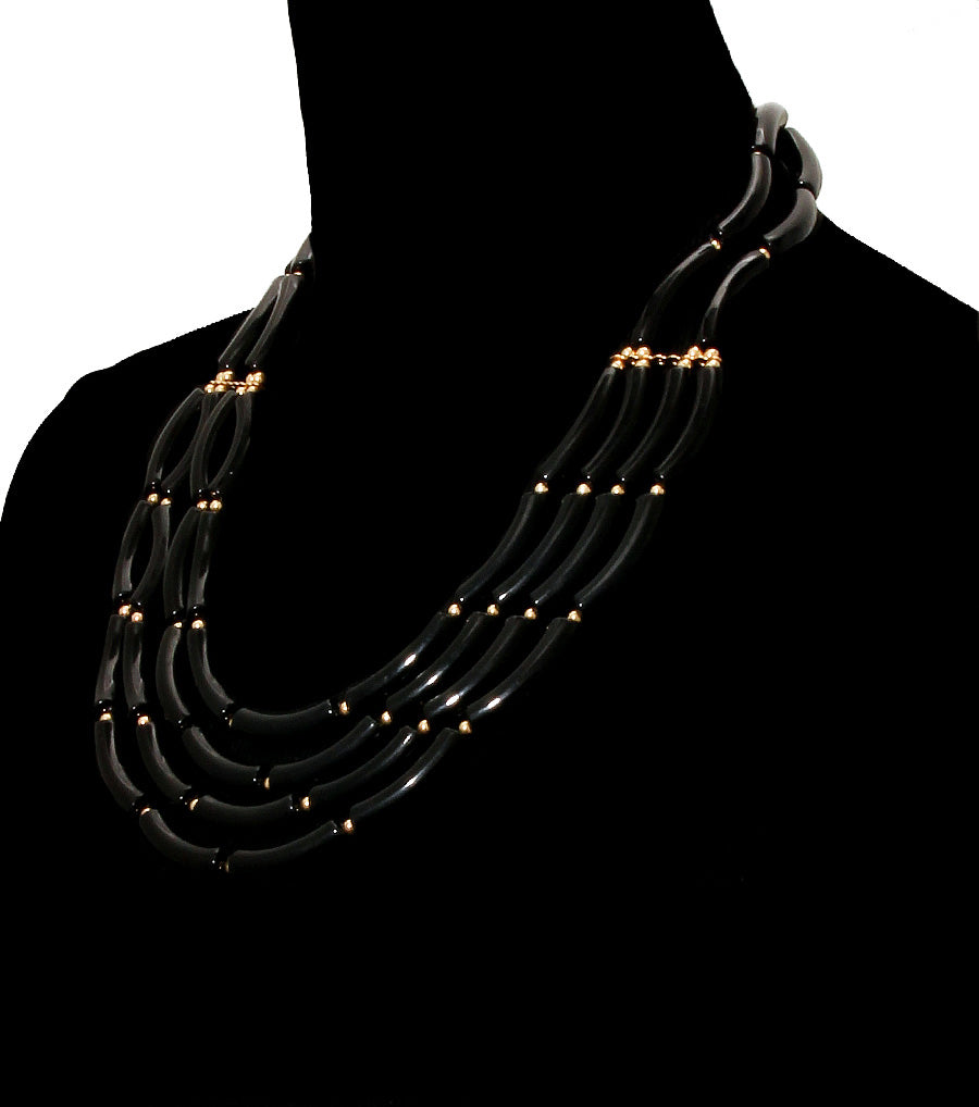 Acrylic Penne Necklace Set