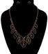 Black Rhinestone Necklace Set
