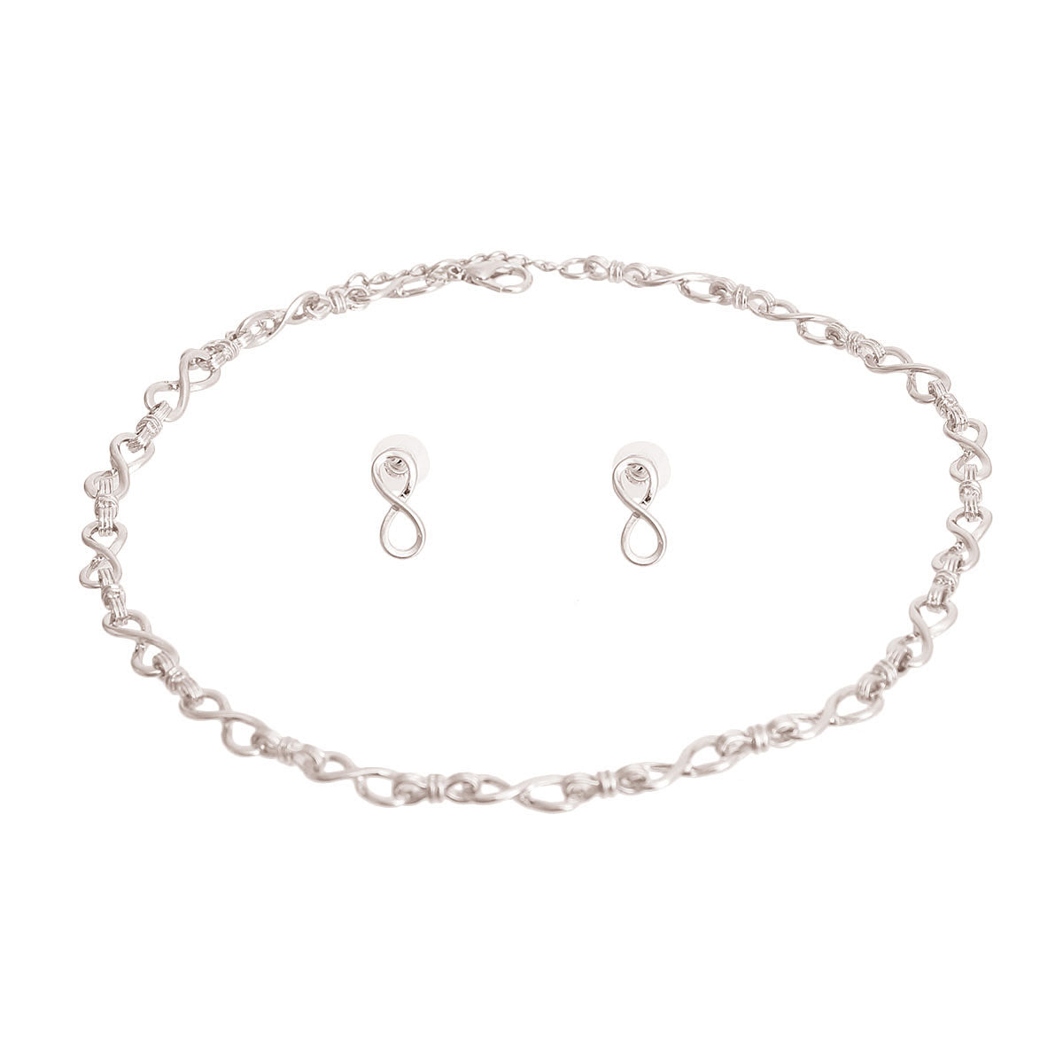 Silver Infinity Link Necklace