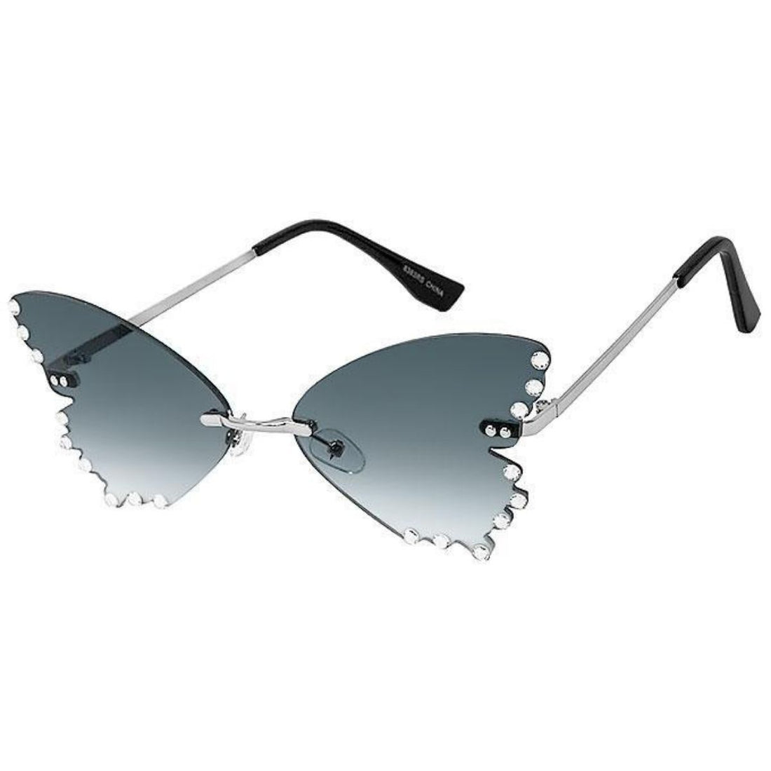 Black Butterfly Shaped Lens Sunglasses