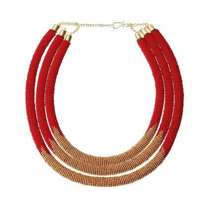 Zulu Maasai Beaded Necklace