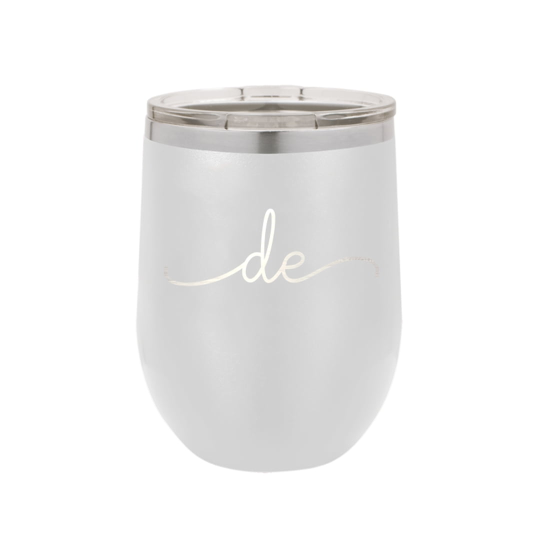 Delaware Rep Your State White 12oz Insulated Tumbler