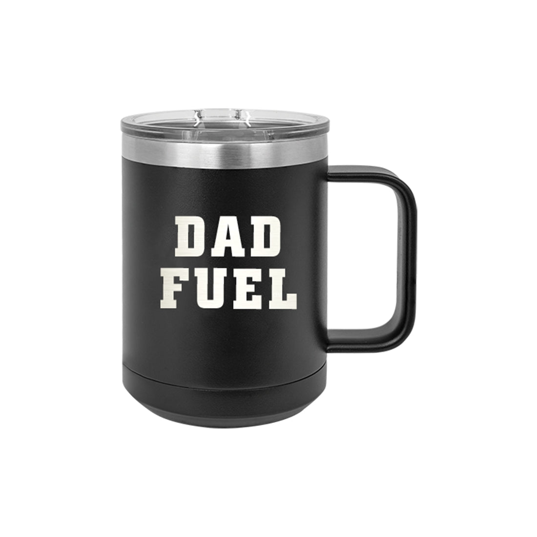 Dad Fuel Black 15oz Insulated Mug