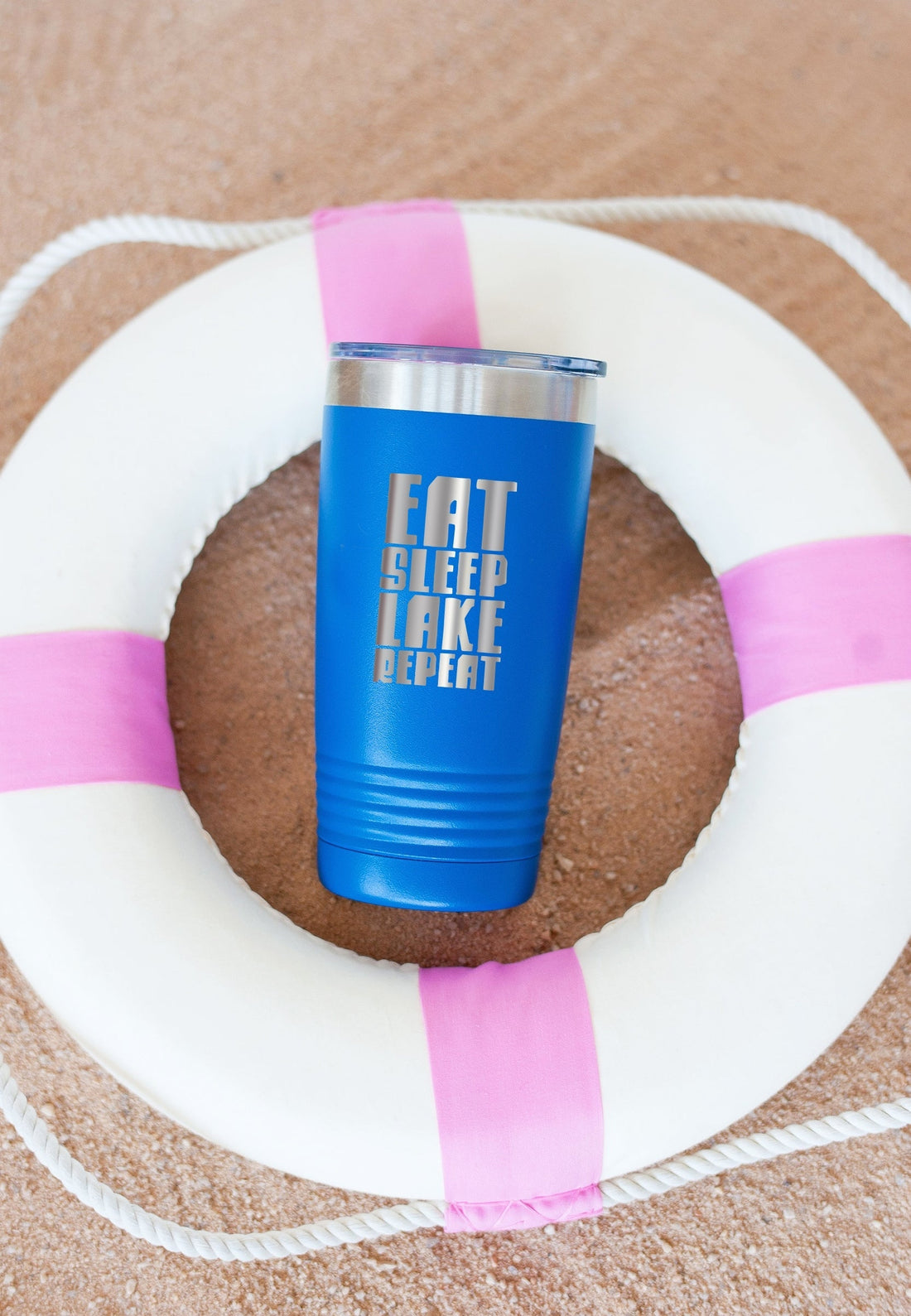 Eat, Sleep, Lake Royal Blue 20oz Insulated Tumbler