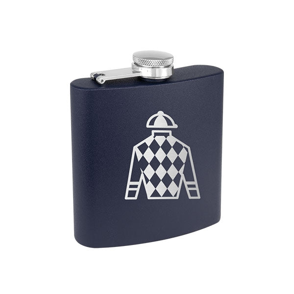 Jockey Jersey Navy 6oz Insulated Flask