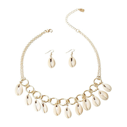 Cowrie Shell Necklace Set