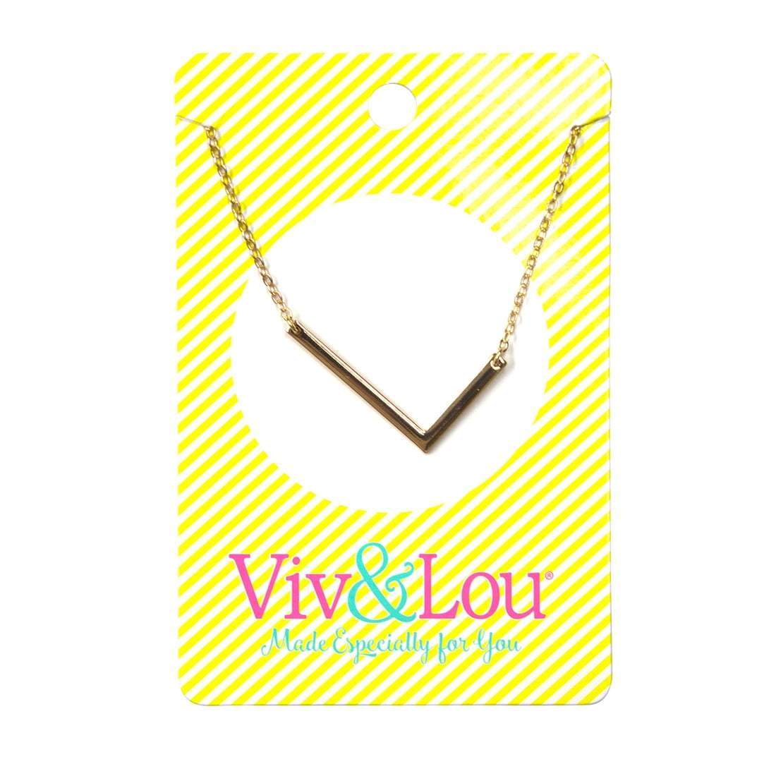 L Gold Initial Necklace-Necklaces-Get Me Bedazzled