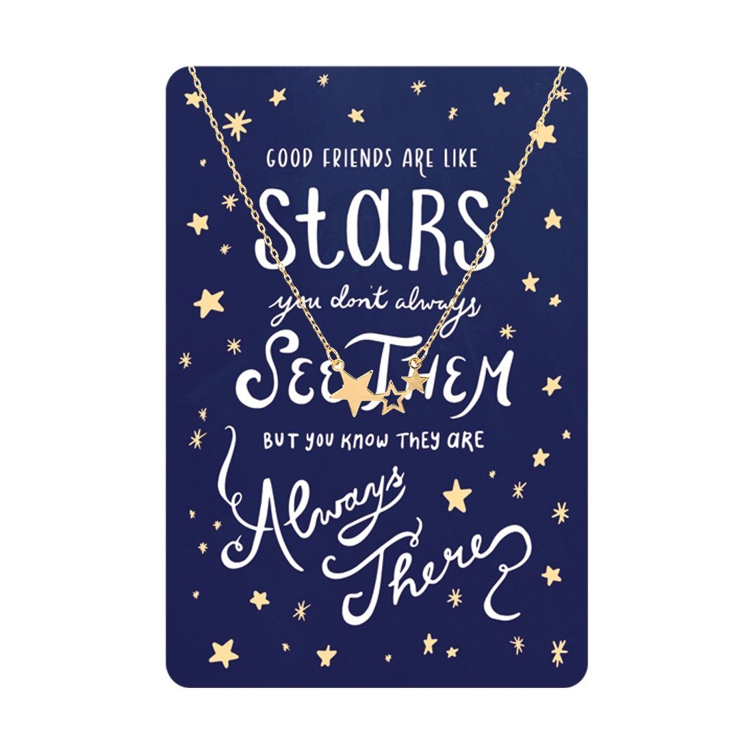 Always There Keepsake Necklace Card-Get Me Bedazzled